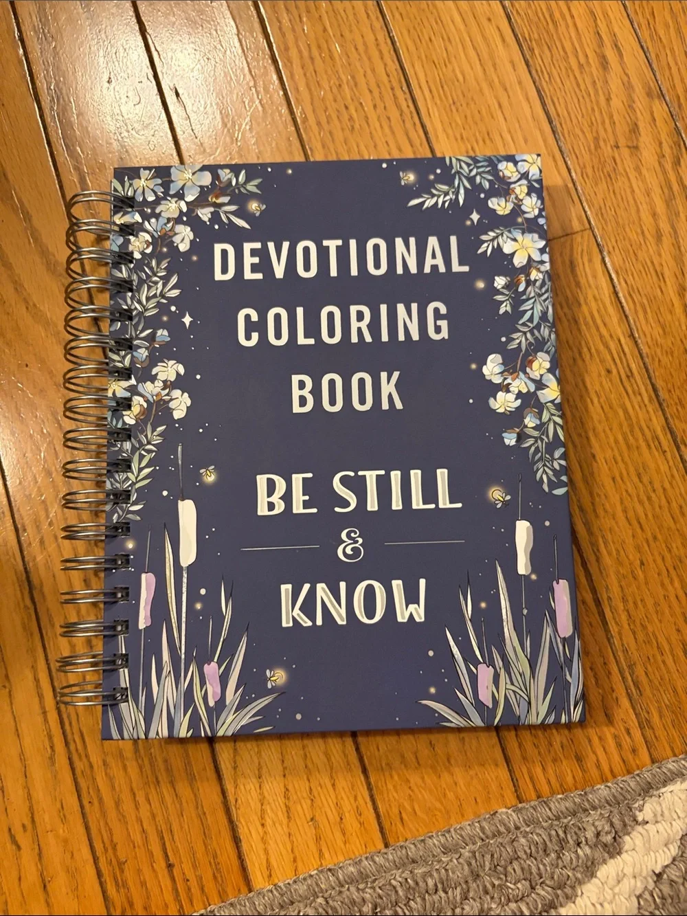 Devotional Coloring Book - Be Still & Know (Navy)